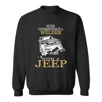 [154] Welder With A Jeep Tshirt Sweatshirt | Favorety AU